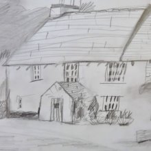 Artist of the Week: Sketch of a Cottage by Harry L