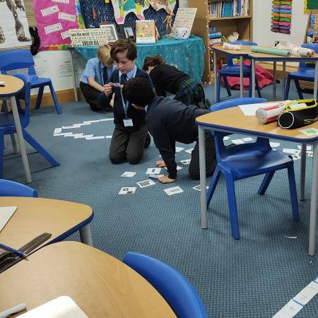 Year 4 use Dominoes in Maths